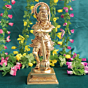 Large Brass Hanuman Statue for Home Temple BH12092