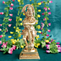 Large Brass Hanuman Statue for Home Temple BH12092