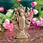 Small Brass Shrinathji Statue for Home Temple BH12132
