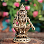 Brass Lord Ayyappan Idol for Home Temple BH12223