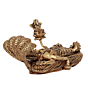 Mini Brass Lord Vishnu Idol for Home Temple BH12225