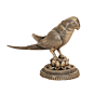 Decorative Brass Parrot Showpiece for Home Decor KBH12228