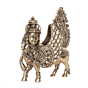 Brass Kamdhenu Idol for Home Temple BH12231