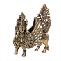 Brass Kamdhenu Idol for Home Temple BH12231