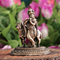Brass Krishna with Cow Idol BH12234