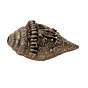 Brass Shankh with Vishnu Dashavatar Design BH12236