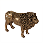 Decorative Brass Lion Statue for Vastu, Office Desk & Living Room BH12237