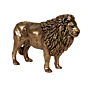 Decorative Brass Lion Statue for Vastu, Office Desk & Living Room BH12237