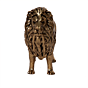 Decorative Brass Lion Statue for Vastu, Office Desk & Living Room BH12237