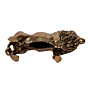 Decorative Brass Lion Statue for Vastu, Office Desk & Living Room BH12237
