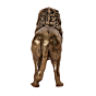 Decorative Brass Lion Statue for Vastu, Office Desk & Living Room BH12237