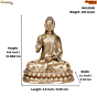 Brass Buddha Statue for Home Decor KBH12240