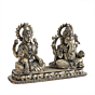 Brass Ganesh Lakshmi Idol for Home Temple BH12249