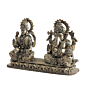 Brass Ganesh Lakshmi Idol for Home Temple BH12249