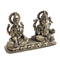 Brass Ganesh Lakshmi Idol for Home Temple BH12249