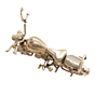 Brass Bullet Bike Showpiece BH12256