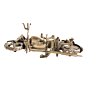 Brass Bullet Bike Showpiece BH12256