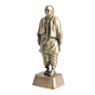 White Metal Sardar Vallabhbhai Patel Mini Idol for Home & Office Decor BH12318