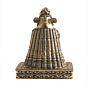 Brass Small khatusham Murti for Home Temple, Car Dashboard & Office Decor BH12338