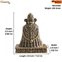 Brass Khatu Shyam Idol for Home Temple & Decor BH12340