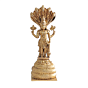 Small Vishnu Bhagwan Murti for Home Temple, Car Dashboard & Office Decor BH12351