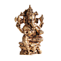 Small Ganpati Murti for Car Dashboard, Home Temple & Office Decor BH12359