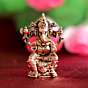 Small Ganpati Murti for Car Dashboard, Home Temple & Office Decor BH12359