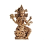 Small Saraswati Mata Murti for Study Table, Car Dashboard & Home Temple BH12361