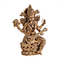 Small Saraswati Mata Murti for Study Table, Car Dashboard & Home Temple BH12361