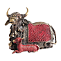 Large Brass Nandi Cow Idol BH12363