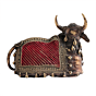 Large Brass Nandi Cow Idol BH12363