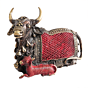 Large Brass Nandi Cow Idol BH12363