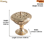 Brass Agarbatti Stand for Pooja Room, Home Temple & Office Decor BH12366