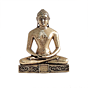 Mini Brass Buddha Idol for Home Decor & Puja BH12369