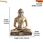 Mini Brass Buddha Idol for Home Decor & Puja BH12369