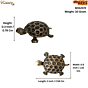 Mini Brass Tortoise for Vastu & Feng Shui BH12372