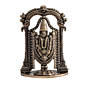 Mini Brass Tirupati Balaji Idol for Home Decor & Puja BH12373