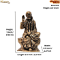 Brass Sai Baba Idol for Home Temple, Office & Gift, BH12378