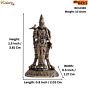Mini Brass Andal Devi Idol for Home Decor & Puja BH12380