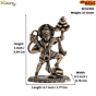 Small Bajrangbali Murti for Car Dashboard, Office & Gifting BH12391