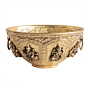 Brass Bowl with Ashta Lakshmi Design for Home Decor & Puja BH12398