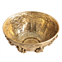Brass Bowl with Ashta Lakshmi Design for Home Decor & Puja BH12398