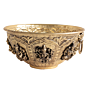 Brass Bowl with Ashta Lakshmi Design for Home Decor & Puja BH12398