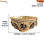 Brass Bowl with Ashta Lakshmi Design for Home Decor & Puja BH12398