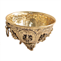 Brass Urli Bowl with Ashta Lakshmi Design for Home Decor & Puja BH12399