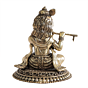 Brass Bal Krishna Murti for Temple, Jhula & Gifting BH12400