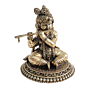 Brass Bal Krishna Murti for Temple, Jhula & Gifting BH12400