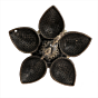Brass Ashta Lakshmi Peacock Deepak for Home Temple & Decor BH12402