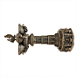 Brass Ashta Lakshmi Peacock Deepak for Home Temple & Decor BH12402