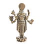 Brass Lord Dhanvantari Statue for Health, Ayurveda & Gifting BH12403